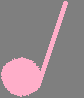 Alien in bar icon/pixelart