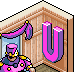 Balcony U icon/pixelart