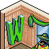 Balcony W icon/pixelart