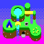 floating isle icon/pixelart