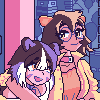 Cityscape at Sunset icon/pixelart