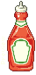 Animation-Ketchup Love icon/pixelart