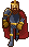 King walking icon/pixelart