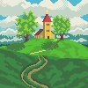 Church on the Hill icon/pixelart