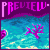 Magenta Coral icon/pixelart