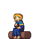 Marcille eating! icon/pixelart