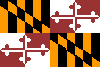 Maryland flag icon/pixelart