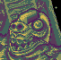 Mayan Statue icon/pixelart