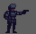Mecha man character i have been messing around with icon/pixelart