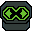 Green X icon/pixelart
