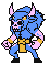 Minotaur icon/pixelart
