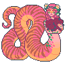 Monstered Valentine  icon/pixelart