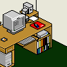 My old pc work area icon/pixelart