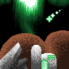Not-so mysterios glow. icon/pixelart