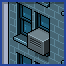 Apartment building icon/pixelart
