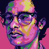 Omar Rodriguez-Lopez icon/pixelart