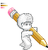 Afro Paper icon/pixelart