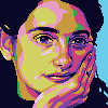 Penelope Cruz icon/pixelart