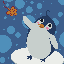 penguin icon/pixelart