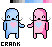 Brother and Sister icon/pixelart