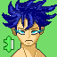 isagi (edited colors) icon/pixelart