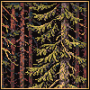 Pine forest icon/pixelart