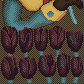 Black Tulip  icon/pixelart