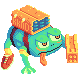 Dakka Frog! icon/pixelart