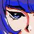 PC98 style Armitage III OC icon/pixelart