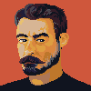 Self-portrait icon/pixelart