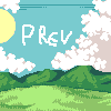 simple landscape icon/pixelart