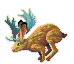 Jackalope icon/pixelart