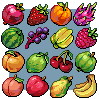 Fruity February icon/pixelart