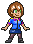 Polly salute icon/pixelart