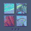 The Dolphinaut icon/pixelart