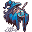 Pallando and the Powerfull Palantir icon/pixelart