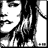 1-bit Girl icon/pixelart