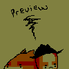 Cowbaby and Gorse icon/pixelart