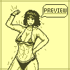 Big Gal icon/pixelart