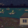 Alien by the Lake 4 icon/pixelart