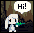 In a cave icon/pixelart