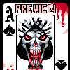 Spades suit of pixel poker cards