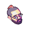 self-portrait icon/pixelart