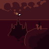 Shadows icon/pixelart