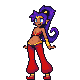 Shantae idle animation!!  icon/pixelart