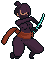 Shinobi Girl icon/pixelart