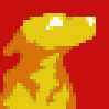 Silly dog  icon/pixelart