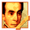 Simon Bolivar icon/pixelart