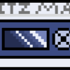 Simple Blue Cassette  icon/pixelart