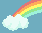 Floating island icon/pixelart